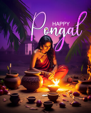 Exclusive collection of Pongal Hd Images Free Download 3 Happy Pongal poster